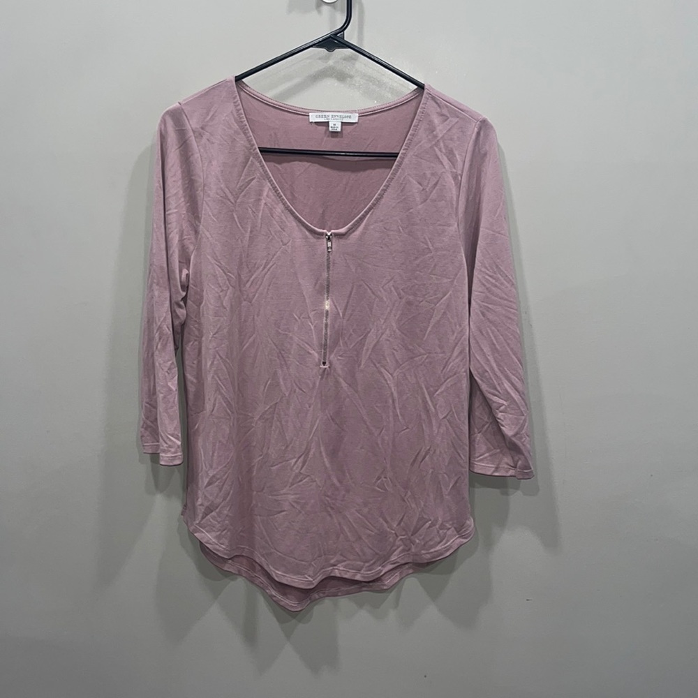 Green Envelope Los Angeles medium half zip shirt